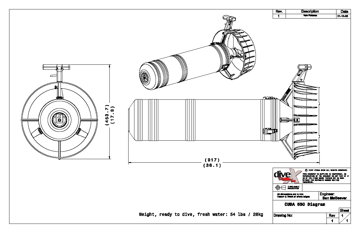 Cuda Diagrams Dive Xtras